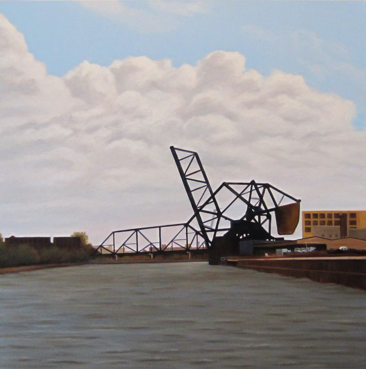 "From the Water Taxi" 36x36